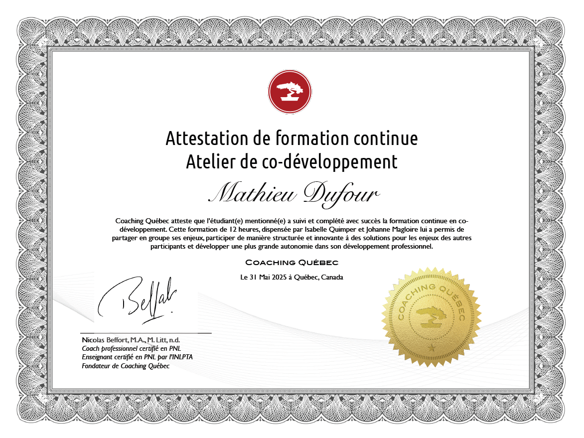 Codveloppement Mathieu Dufour